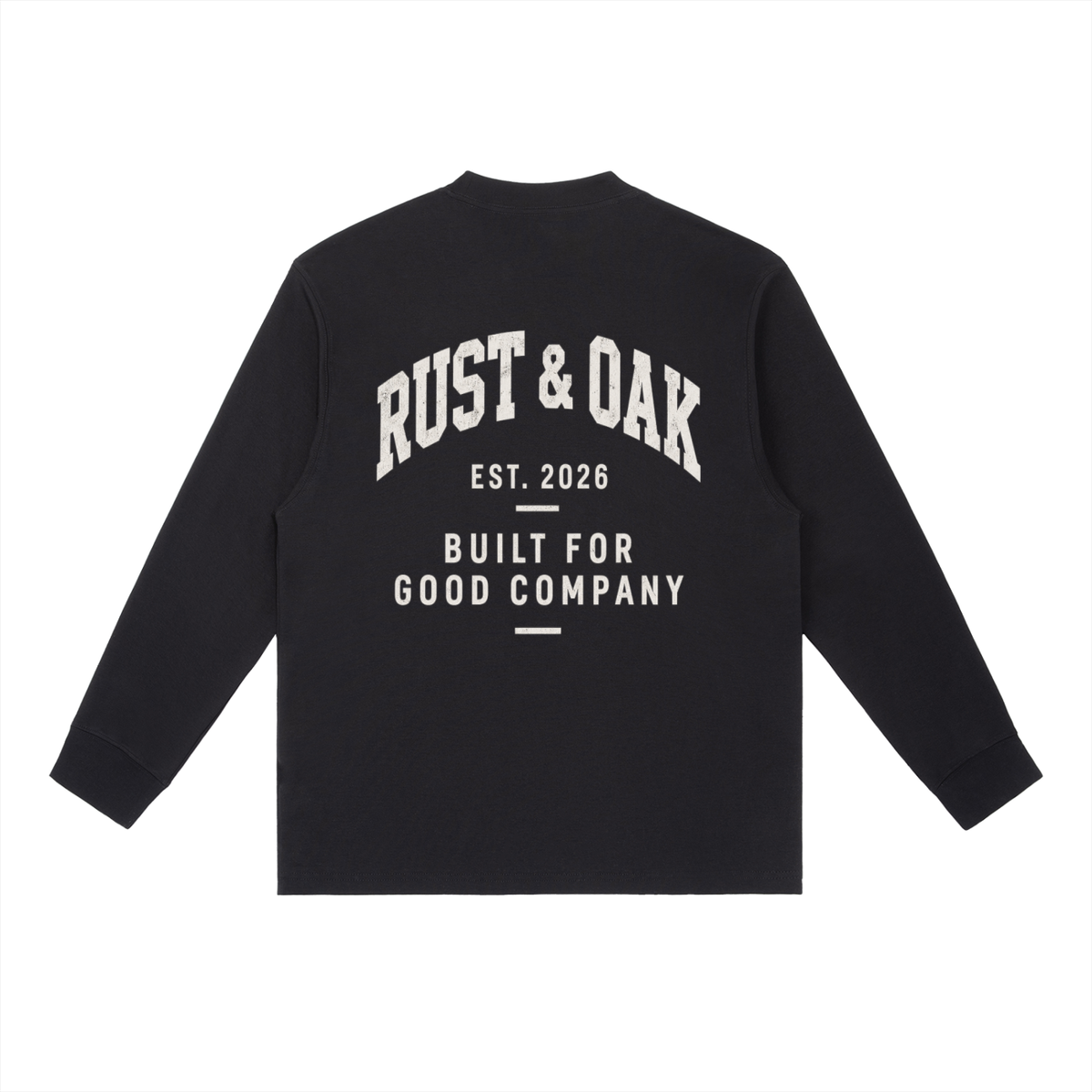 SIGNATURE SHIRT BLACK LS